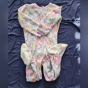 2 toddler girl one piece pj's